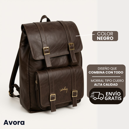 🌟 Morral Cuero vegano de alta calidad 🔥 Oferta por Tiempo Limitado..