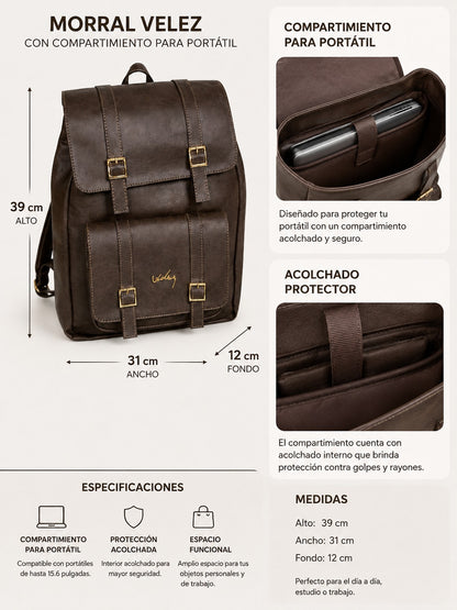 ✨ Mochila Vintage de Cuero Premium para Mujer 🔥 Oferta por Tiempo Limitado | Solo $168.000